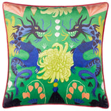 Dragons Illustrated Velvet Cushion Cover 20" x 20"