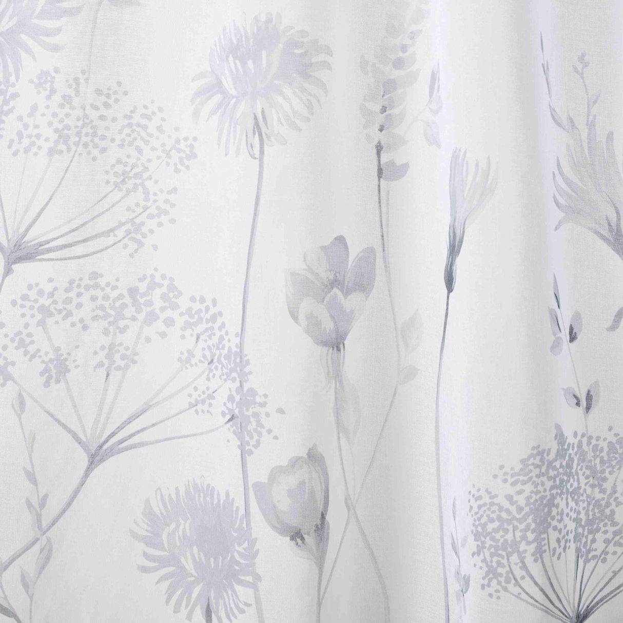 Meadowsweet Floral Voile Curtain Panel