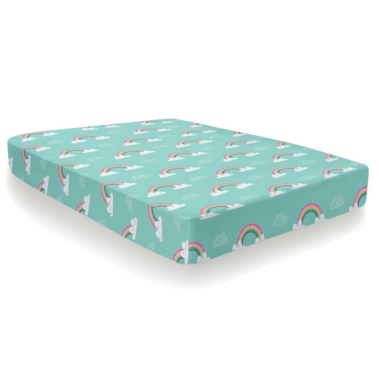 Rainbow Unicorn Kids Fitted Sheet