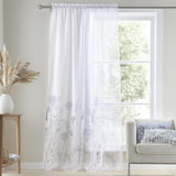 Meadowsweet Floral Voile Curtain Panel