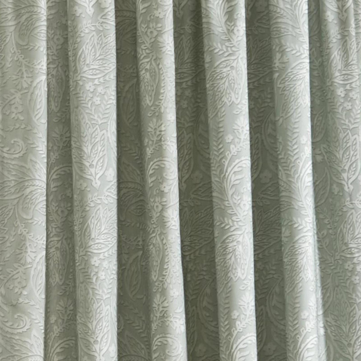 Aveline Tape Top Curtains Green