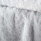 Glamour Fur Throw Silver