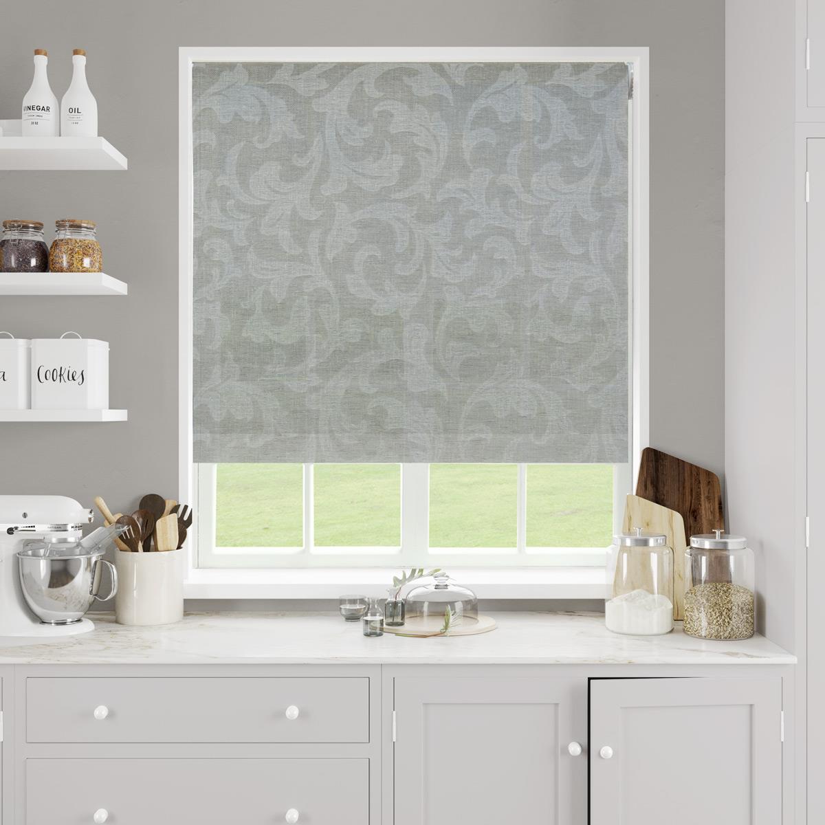 Victoria Made to Measure Roller Blind (Dim Out) Stone