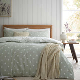 Brushed Polka Dot Duvet Cover Set