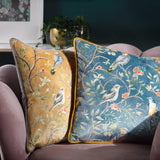 Orient Chinoiserie Birds Cushion Cover 17" x 17" (43cm x 43cm)