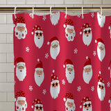 Christmas Santa Spec-Tacular Shower Curtain