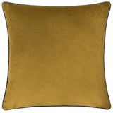 Meridian Velvet Piped Cushion Cover 22" x 22" (55cm x 55cm)