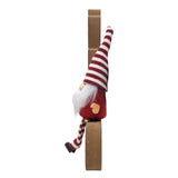 Candy Cane Gonk Wooden Stocking