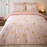 Christmas Sparkle Duvet Cover Set Pink