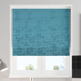 Azurite Teal Made To Measure Roman Blind