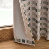 Wilson Check Blackout Eyelet Curtains Green