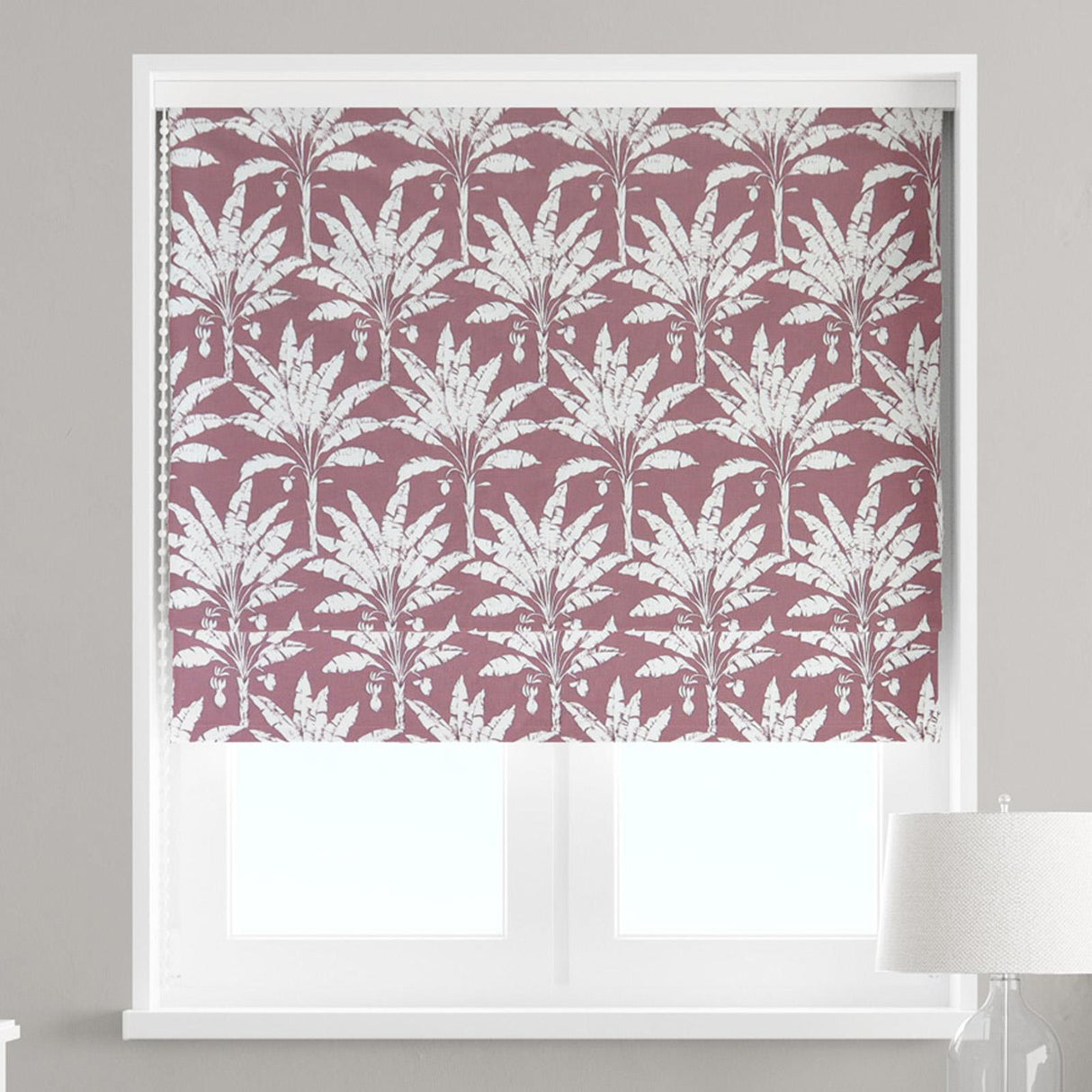 Palm House Woodrose Made To Measure Roman Blind