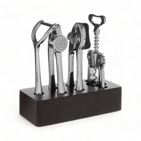 Chrome 5 Piece Kitchen Gadget Set