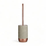 Concrete + Copper Toilet Brush