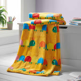 Curious Caterpillar Fleece Throw