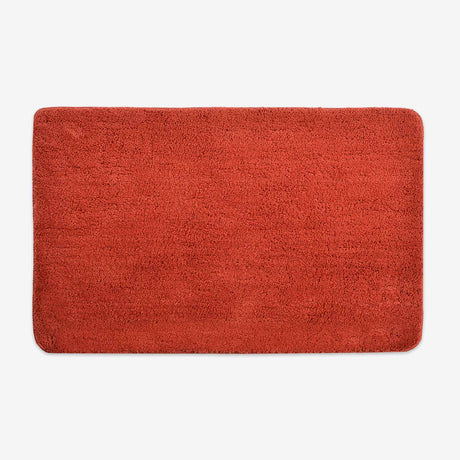 Luxury Microfibre Bath Mat Terracotta Bath Mat Allure   