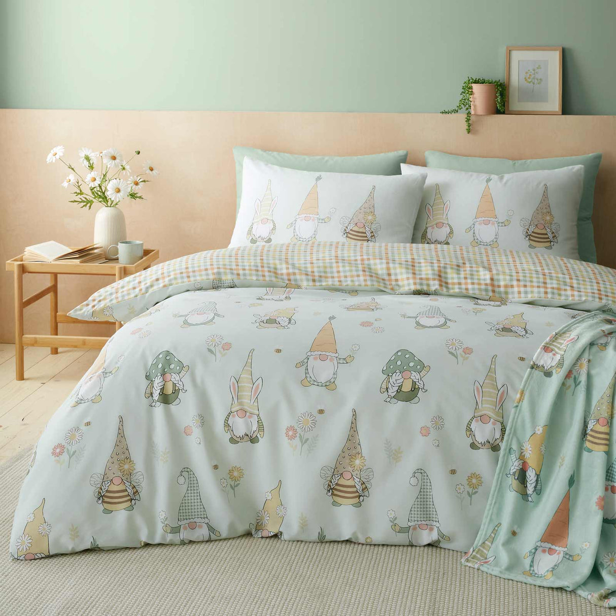 Spring Gonks Duvet Cover Set