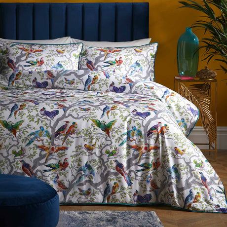 Birdity Absurdity Cotton Sateen Duvet Cover Set