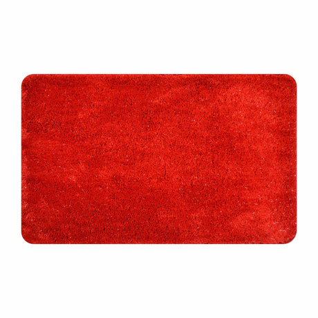 Bling Microfibre Bath Mat Red