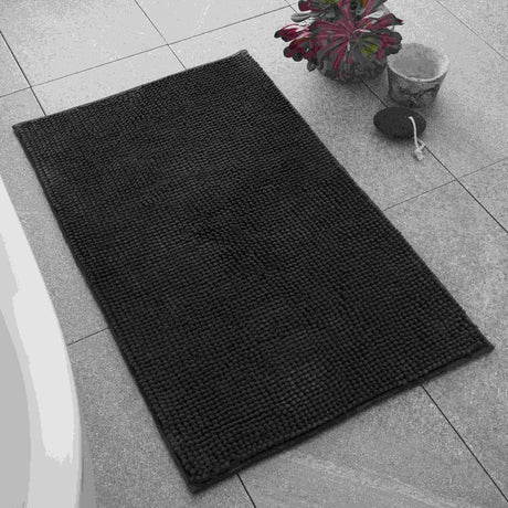 Bobble Bath Mat Charcoal Bath Mat Catherine Lansfield   