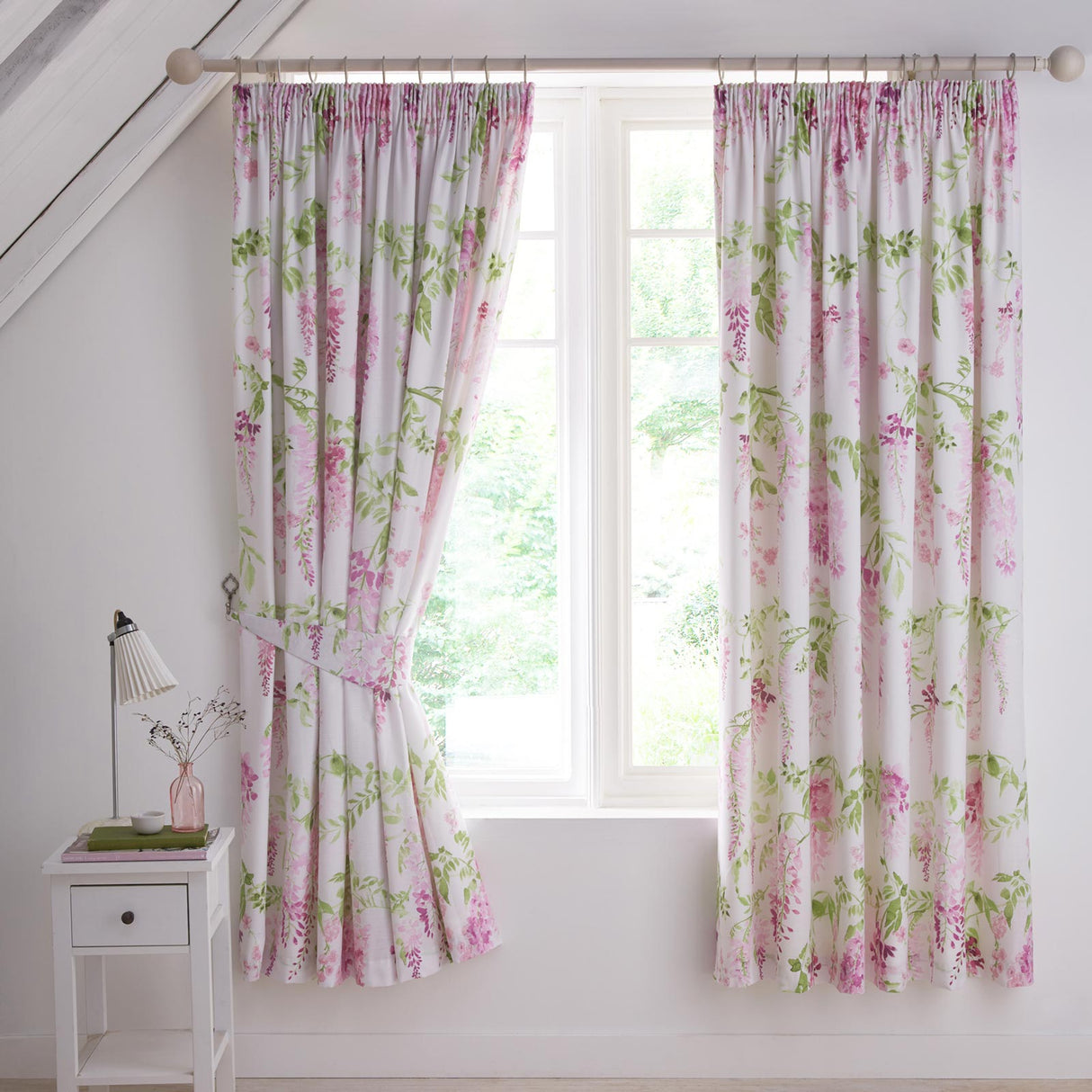 Wisteria Pencil Pleat Tape Top Lined Curtains