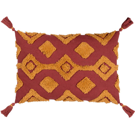 furn. Dharma Tufted Tasselled Cushion Cover Sunset 35cm x 50cm (14"x20")