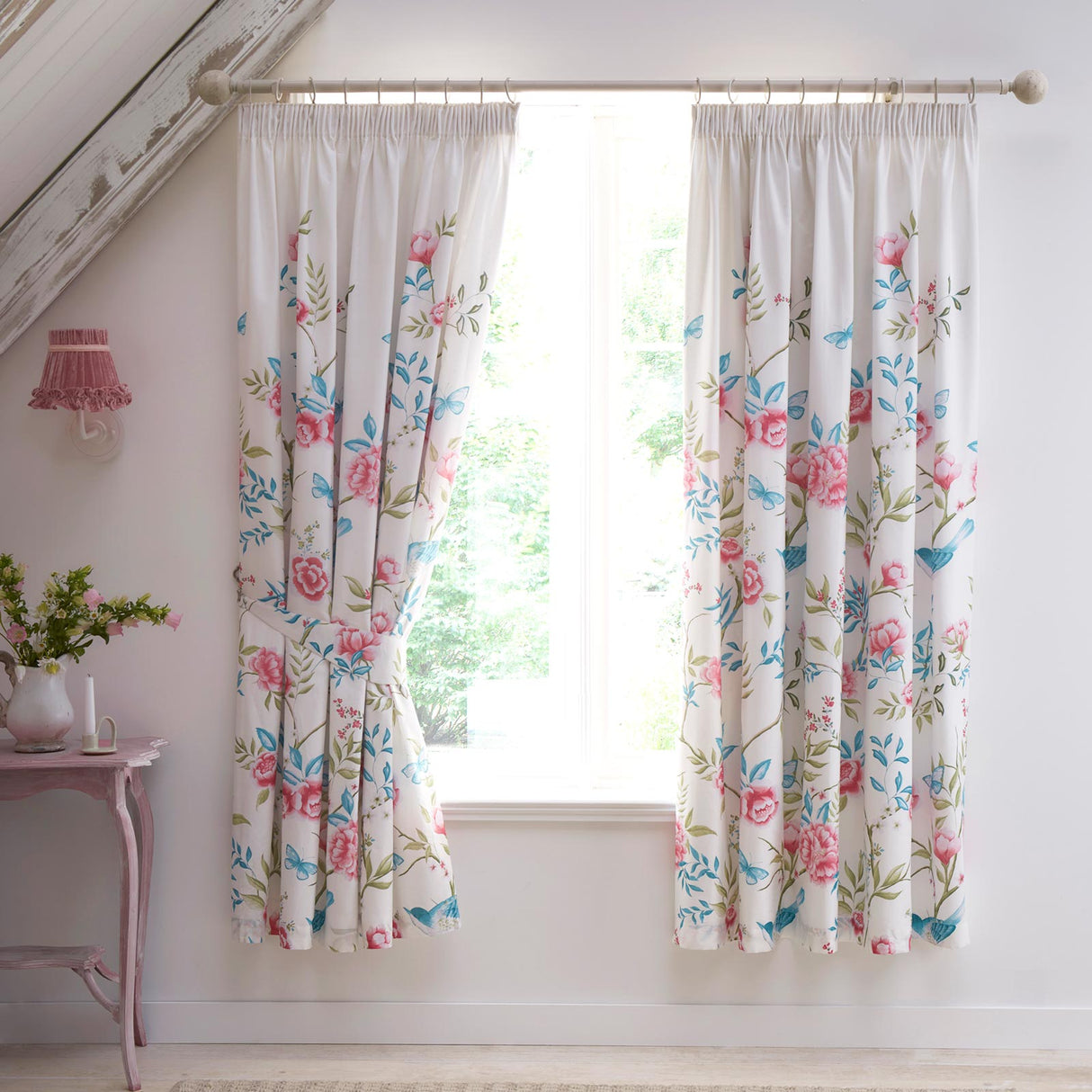 Amelle Tape Top Curtains Blue