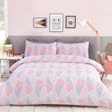 Leo Duvet Cover Set Pink