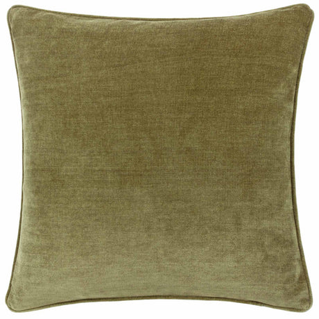 Heavy Chenille Cushion Cover Olive