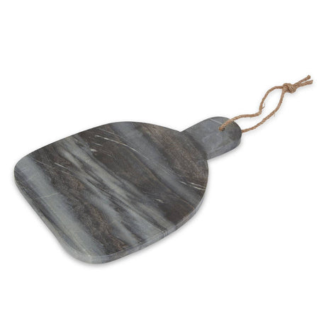 Black Marble Paddle Serving Board