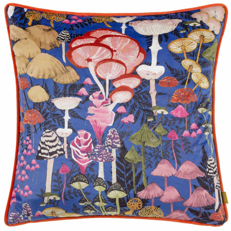 furn. Amanita Mushroom Cushion Cover Cobalt 43cm x 43cm (17"x17")