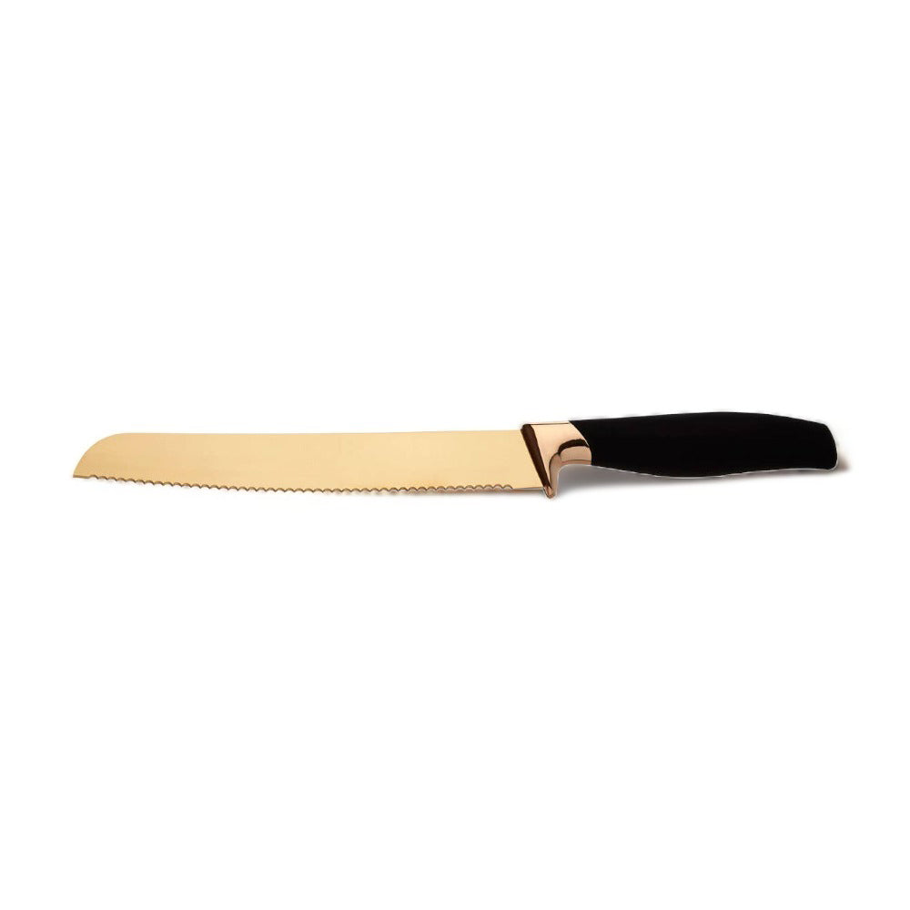 Orion Black + Gold Bread Knife