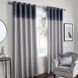 Ombre Strata Dim Out Eyelet Curtains