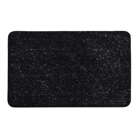 Bling Microfibre Bath Mat Black