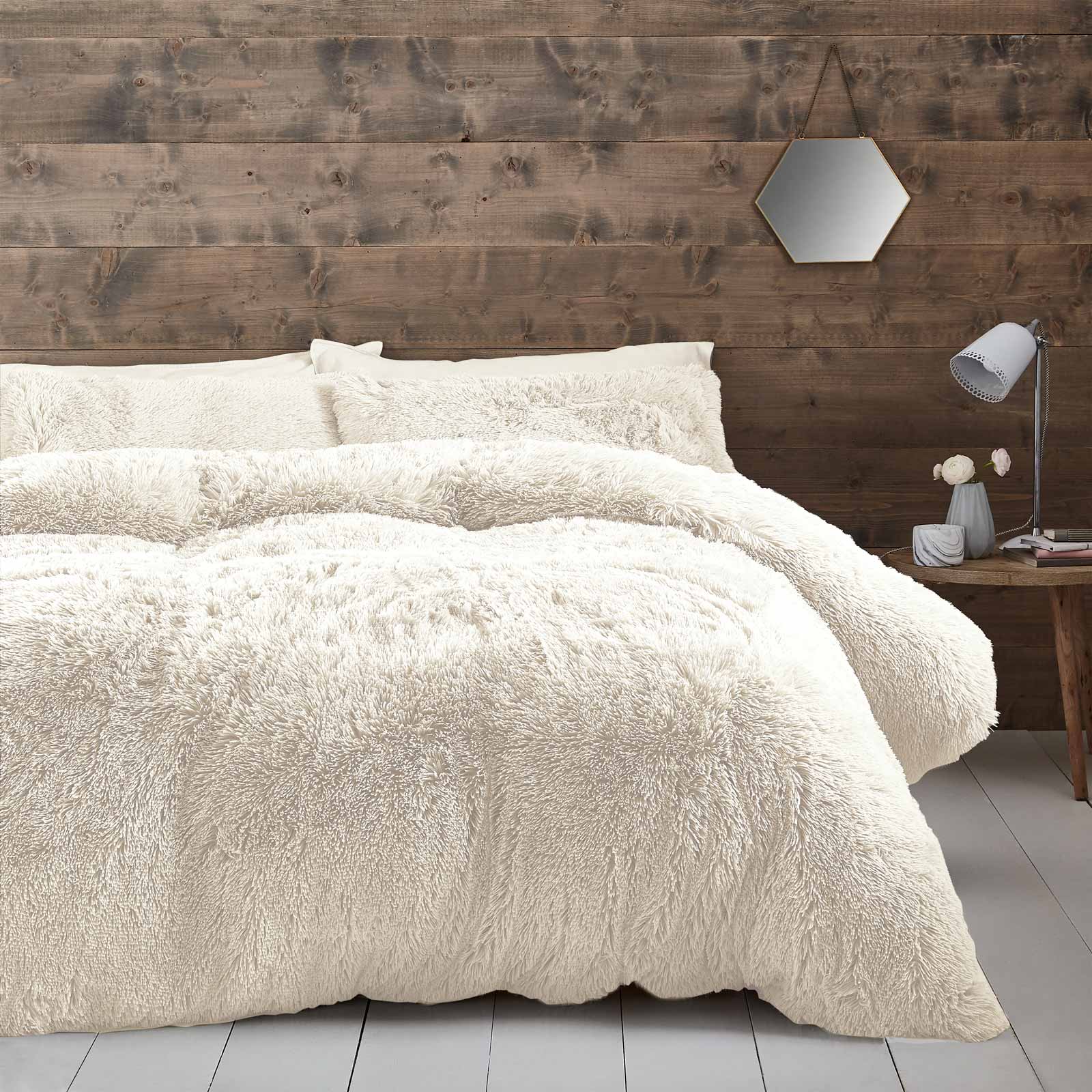 Textures for Life Super Soft Textured Faux Fur 3 Piece Queen Comforter deals Set