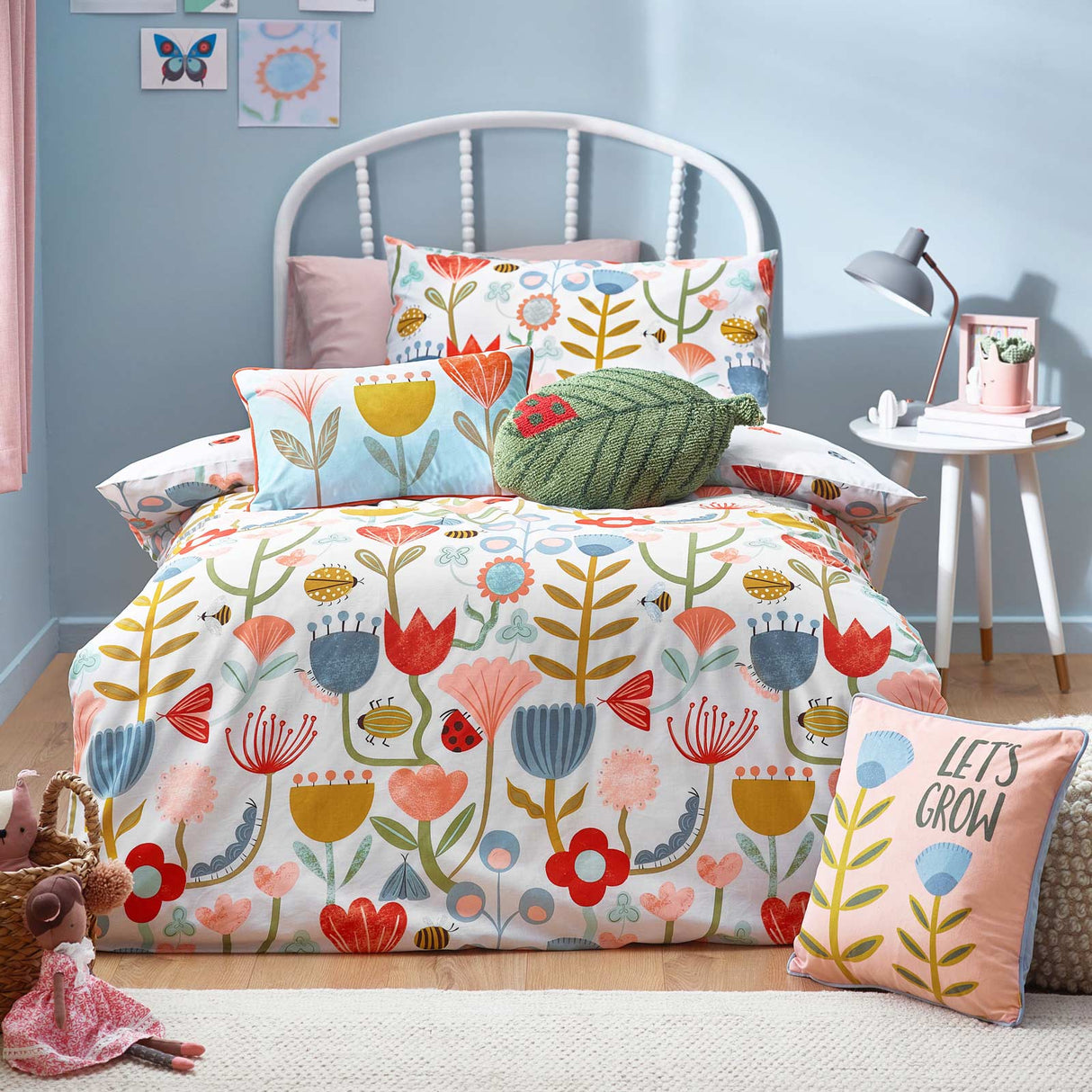 Little Nature Floral Duvet Cover Set