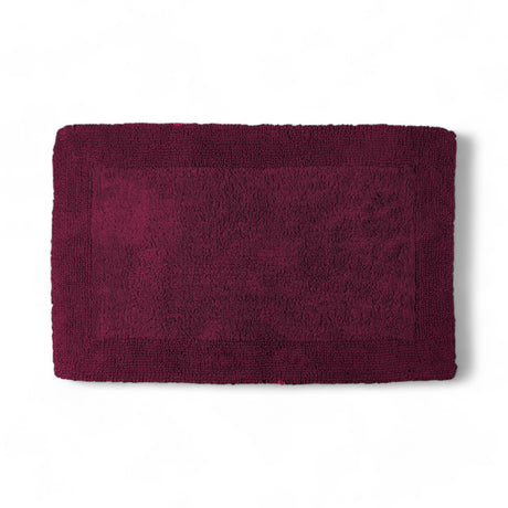 Elegance Reversible Bath Mat Beetroot Bath Mat Allure   