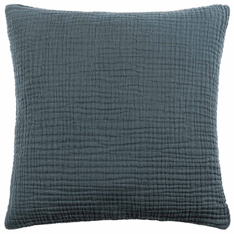 Lark Muslin Crinkle Cotton Cushion Cover Dusk