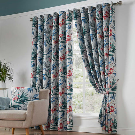 Florida Blockout Eyelet Curtains Eyelet Curtains Alan Symonds 66'' x 54''  