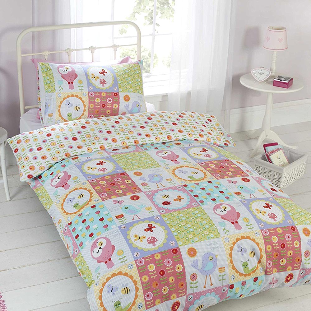 Birdie Patchwork Duvet Cover Set