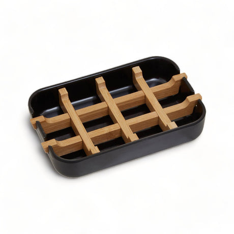 Black Bamboo Soap Dish