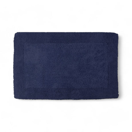 Elegance Reversible Bath Mat Navy Bath Mat Allure   