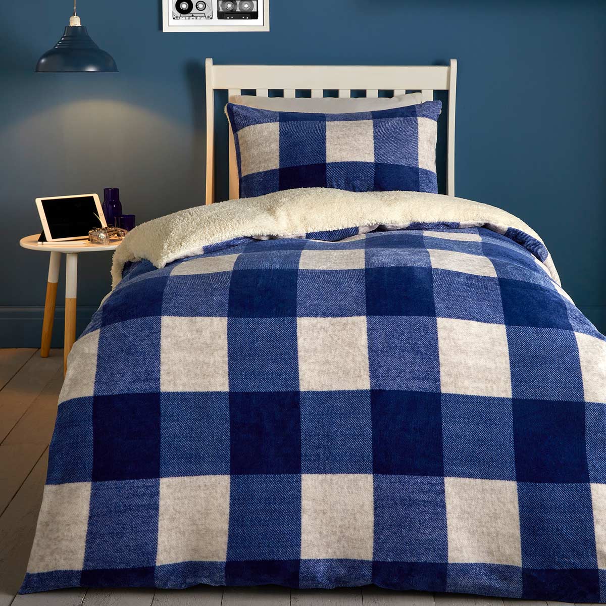 Cosy Theo Check Duvet Cover Set