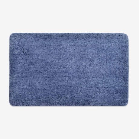 Luxury Microfibre Bath Mat Mid Blue Bath Mat Allure   