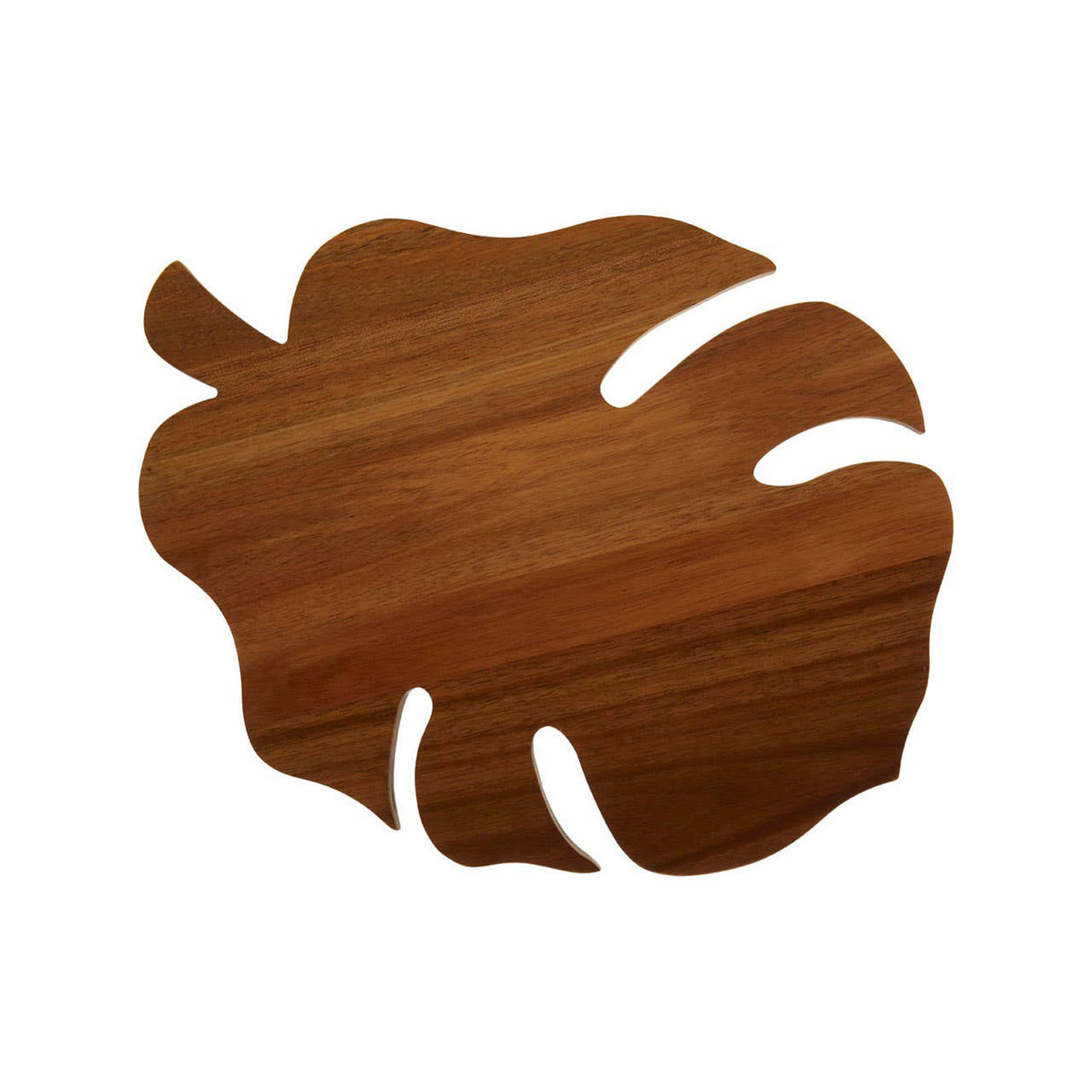 Tropical Leaf Acacia Wood Chopping Board