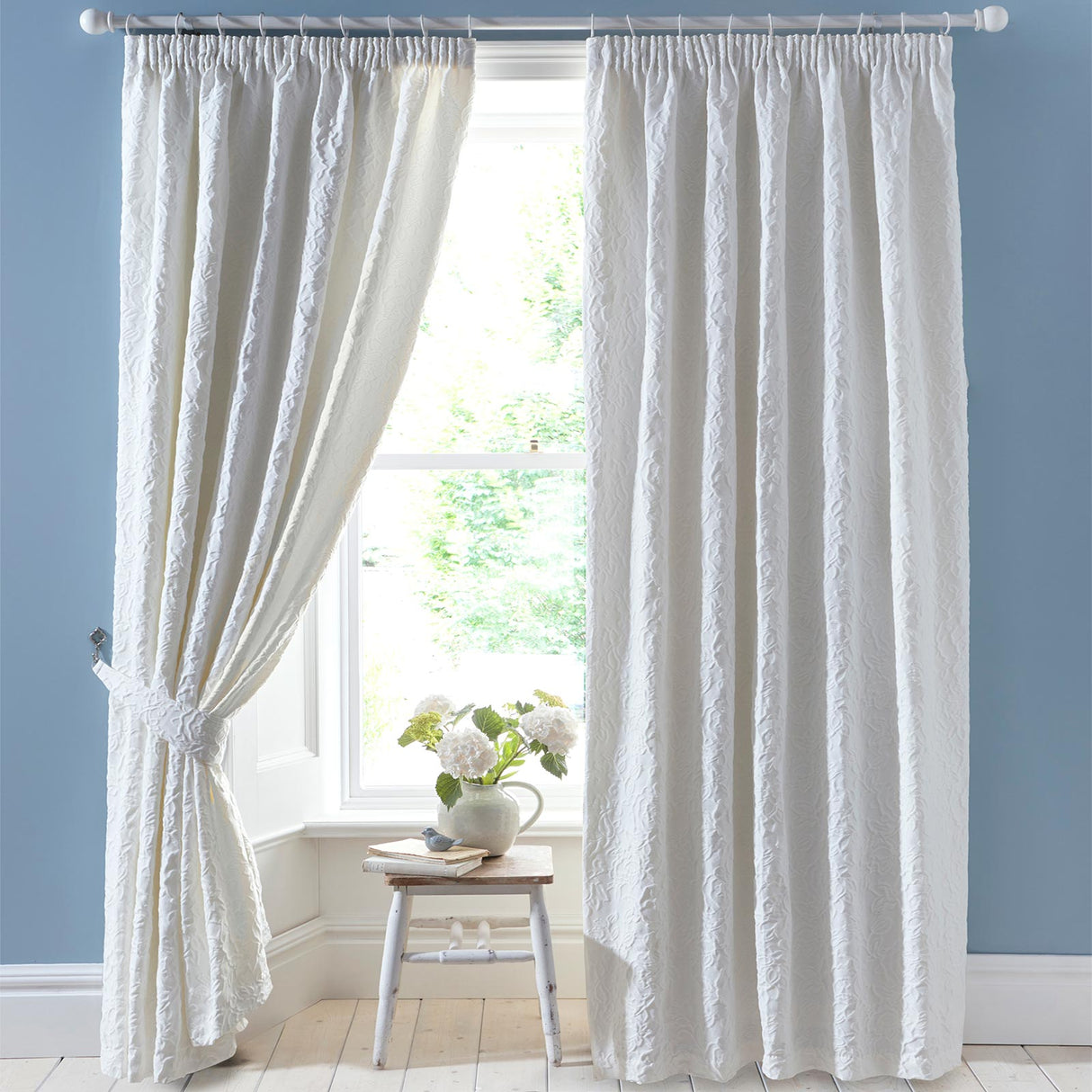 Collier Jacquard Tape Top Curtains