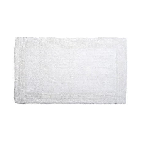 Elegance Reversible Bath Mat White Bath Mat Allure   