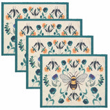 Wild Garden Set of 4 Indoor Outdoor Placemats