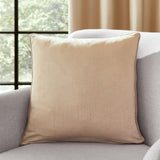 Faux Silk Natural Cushion Cover 18" x 18"