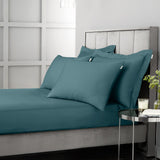 400TC Cotton Sateen Fitted Sheet Teal